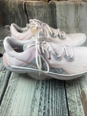 WMS NIKE FLEX 2021 RN LIGHT VIOLET/MTLC RED BRONZE CHAMPAGNE SZ 8